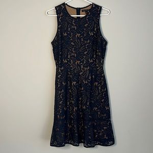 Banana Republic navy lace cocktail dress fit for any occasion